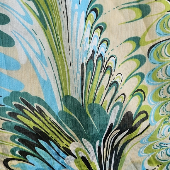 Vtg Linda Lundström Maxi Skirt: 1970s Boho Art-to-Wear, Size M - Picture 3 of 7